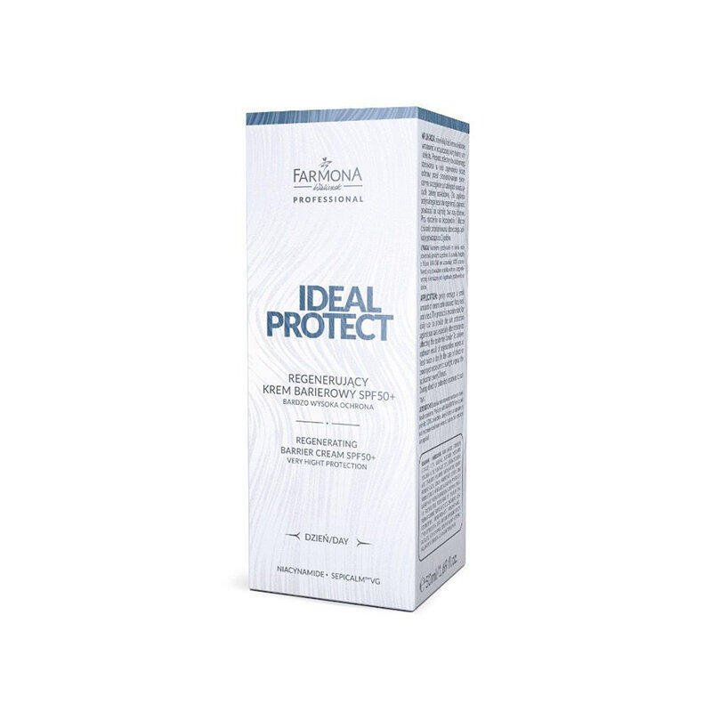 Atjaunojošs krēms sejai Farmona Ideal Protect, SPF 50, 50 ml цена и информация | Sejas krēmi | 220.lv