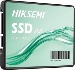 Hiksemi Wave S HS-SSD-WAVE(S)(STD)/1024G/SATA/WW цена и информация | Внутренние жёсткие диски (HDD, SSD, Hybrid) | 220.lv
