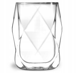 Vialli Design dubultiās stikla glāzes 250 ml, 2 gab cena un informācija | Glāzes, krūzes, karafes | 220.lv