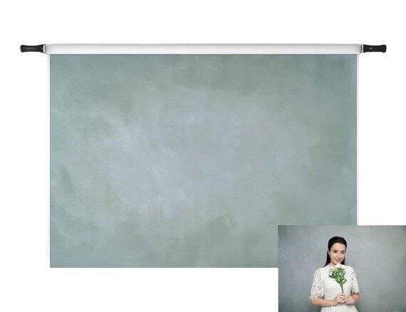 Fotogrāfijas fons Kate, 2,2 x 1,5 m, gaiši zils cena un informācija | Apgaismojums fotografēšanai | 220.lv
