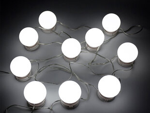 Светодиодная подсветка зеркал, 10 шт. цена и информация | Монтируемые светильники, светодиодные панели | 220.lv
