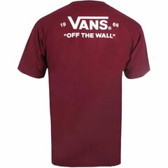 Футболка с коротким рукавом мужская Vans Essential-B Багровый красный цена и информация | Мужские футболки | 220.lv