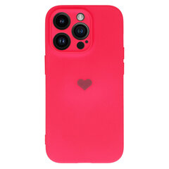 Силиконовый чехол Vennus Heart для Iphone 14 Pro Max дизайн 1 розовый цена и информация | Чехлы для телефонов | 220.lv