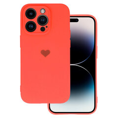 Силиконовый чехол Vennus Heart для Iphone 14 Pro Max дизайн 1 розовый цена и информация | Чехлы для телефонов | 220.lv