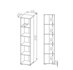 Plaukts Optimal 07 цена и информация | Полки | 220.lv