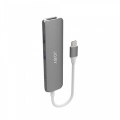 Joby USB-C 4K HDMI/USB/USB-C, SKU JB01821-BWW cena un informācija | Adapteri un USB centrmezgli | 220.lv