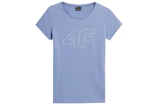 T-SHIRT ЖЕНСКИЙ 4F 4FSS23TTSHF583 DENIM XS 4FSS23TTSHF583_DENIM_XS цена и информация | Футболка женская | 220.lv