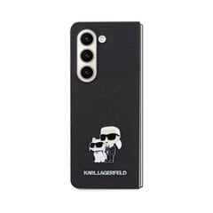 KARL LAGERFELD для Samsung Galaxy Z Fold 5 5G (7,6″) (Saffiano K&C PIN) — Черный цена и информация | Чехлы для телефонов | 220.lv