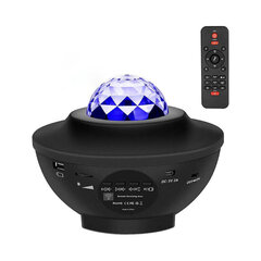 STARS LED Disco с bluetooth колонкой + пульт + USB - Черный цена и информация | Праздничные декорации | 220.lv