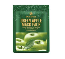 PAX MOLY маска для лица Green Apple, 25 мл.X 10 шт. цена и информация | Маски для лица, патчи для глаз | 220.lv