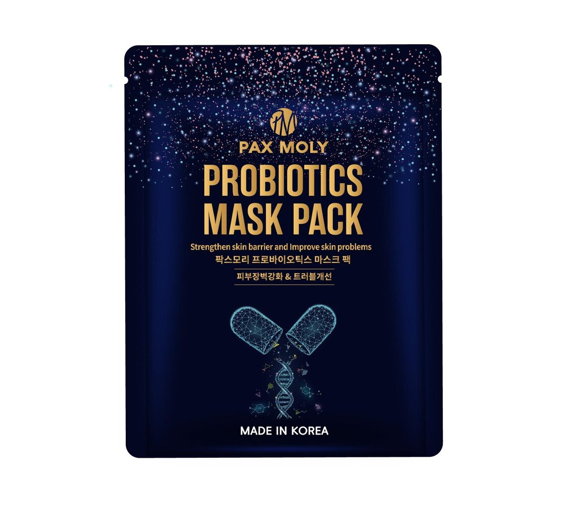 Sejas maska Pax Moly Probiotics, 25 ml x 10 gab. cena un informācija | Sejas maskas, acu maskas | 220.lv