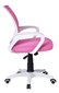 Biroja krēsls - Bianco, rozā cena un informācija | Biroja krēsli | 220.lv