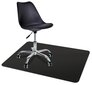Krēslu aizsardzības paklājs 120x90 cm melns цена и информация | Biroja krēsli | 220.lv