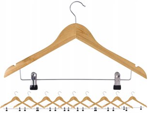 Набор универсальных вешалок 10шт цена и информация | Мешки для одежды, вешалки | 220.lv