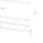 Elektriskais dvieļu žāvētājs Radyal Lily-D 1000C White, 500x1000 mm, 175 W цена и информация | Dvieļu žāvētāji | 220.lv