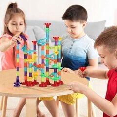 Krāsainā bumbiņu trase Marble run, 113 gab. цена и информация | Игрушки для мальчиков | 220.lv