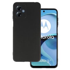 Matt aizmugures futrālis -Motorola Moto G14 melns cena un informācija | Telefonu vāciņi, maciņi | 220.lv