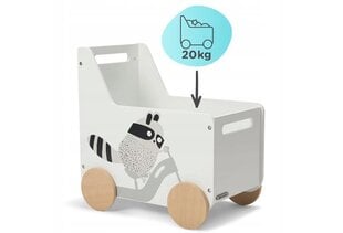 Коробка для игрушек Racoon 35x55.5 см, белая цена и информация | Ящики для вещей | 220.lv