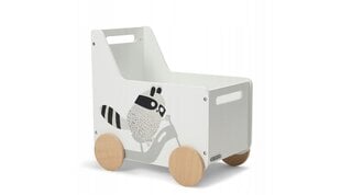 Rotaļlietu kaste Racon 35x55,5 cm, balta cena un informācija | Veļas grozi un mantu uzglabāšanas kastes | 220.lv
