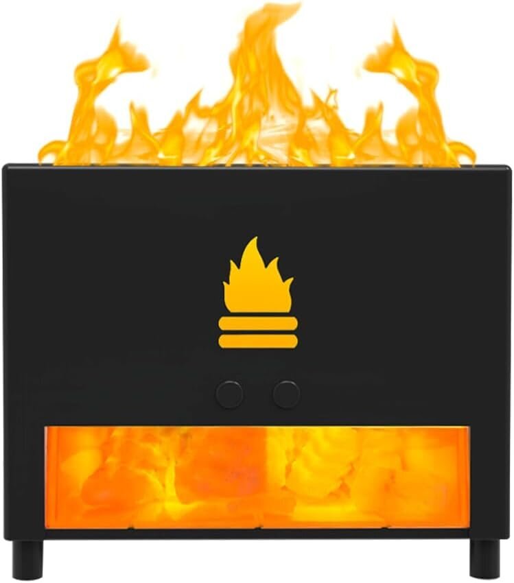 Difuzors ar uguns imitāciju ar regulējamu spilgtumu cena un informācija | Gaisa mitrinātāji | 220.lv