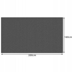 Mīksta sega, pelēka 160x200 cm цена и информация | Одеяла | 220.lv