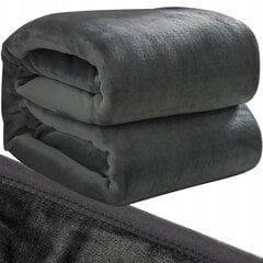 Мягкое одеяло, серое 160x200 см цена и информация | Одеяла | 220.lv