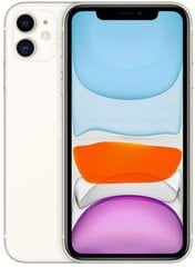 Смартфон Apple iPhone 11 64GB White MWLU2RM/A цена и информация | Мобильные телефоны | 220.lv