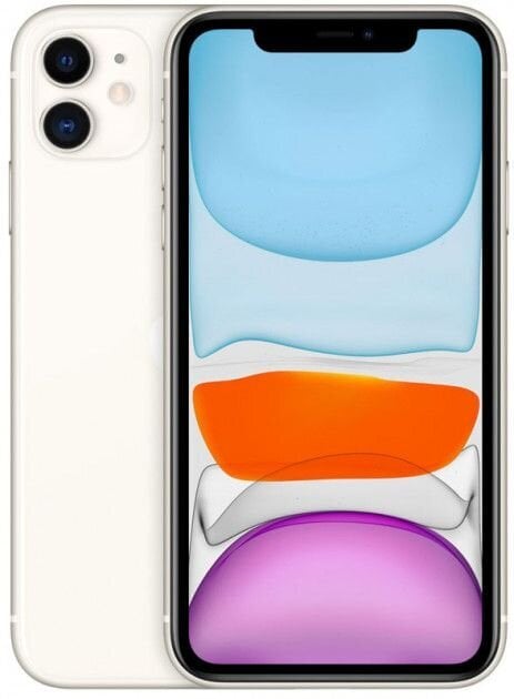 Viedtālrunis Apple iPhone 11 64GB Balts MWLU2RM/A. cena un informācija | Mobilie telefoni | 220.lv