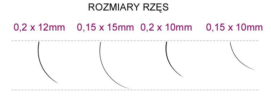 Skropstas pieaudzēšanai Syis J, 0,15 x 10 mm, melnas, 0,25 g cena un informācija | Mākslīgās skropstas, skropstu atliecēji | 220.lv