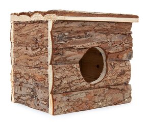 Домик для грызунов, деревянный 16 см цена и информация | Клетки и аксессуары для грызунов | 220.lv