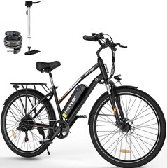 Elektriskais velosipēds Hitway BK27, 28", melns cena un informācija | Elektrovelosipēdi | 220.lv