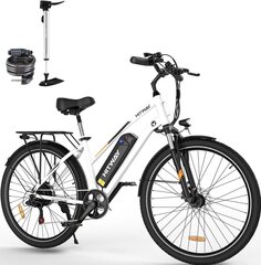 Elektriskais velosipēds Hitway BK27, 28", balts cena un informācija | Elektrovelosipēdi | 220.lv