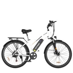 Электровелосипед Hitway BK27, 28", белый, 250Вт, 12Ач цена и информация | Электровелосипеды | 220.lv