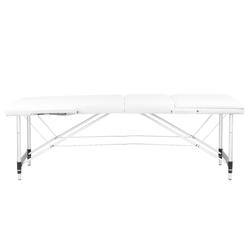 Saliekamais masāžas galds Comfort Activ Fizjo 3, balts cena un informācija | Masāžas piederumi | 220.lv