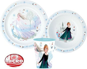 Детский набор посуды  Disney Frozen Christmas , 3 части цена и информация | Детская посуда, контейнеры для молока и еды | 220.lv