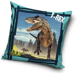 Декоративная подушка Dinosaur  40*40 cm цена и информация | Декоративные подушки и наволочки | 220.lv
