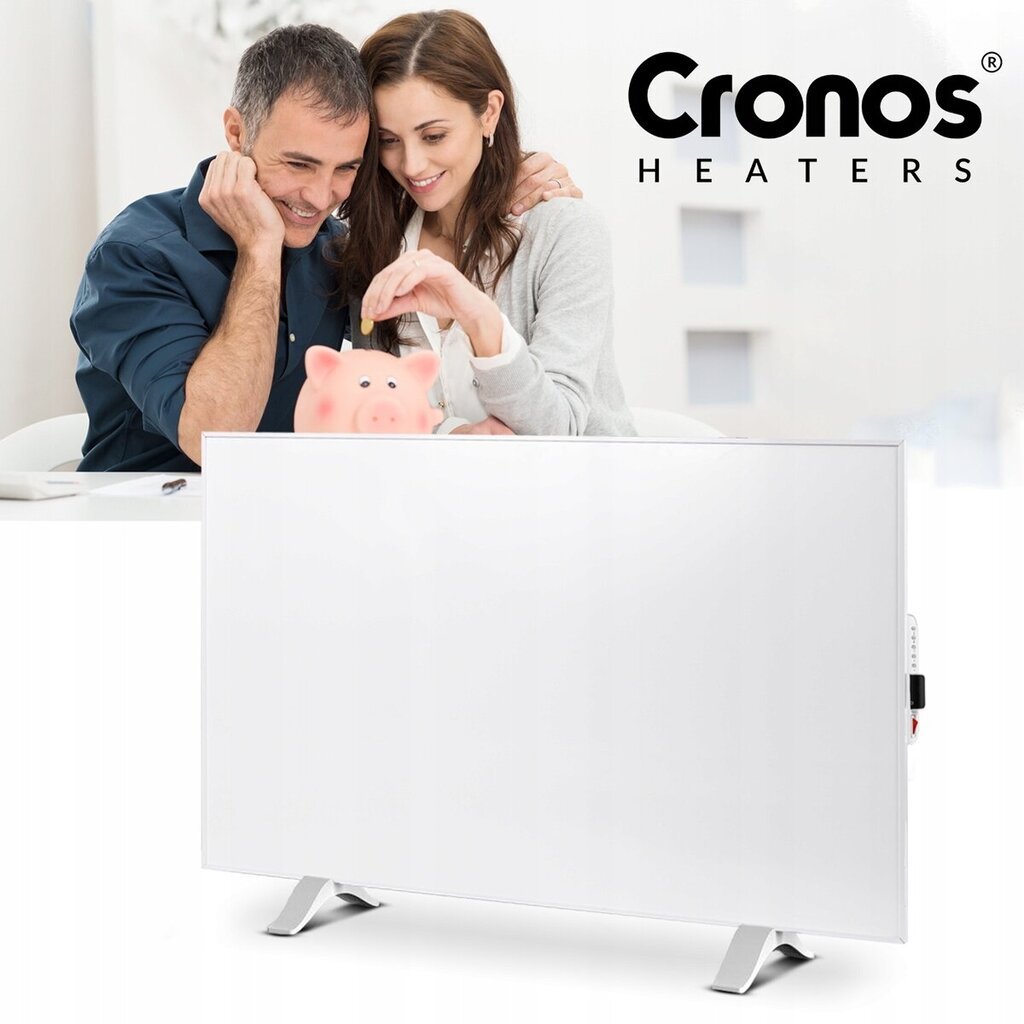 Cronos Synthelith PRO CRP-980TWP 980W infrasarkanais sildītājs ar WiFi un tālvadības pulti balts cena un informācija | Sildītāji | 220.lv