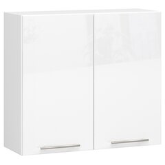 Товар с повреждением. Кухонный шкаф Akord Oliwia W80, белый цвет цена и информация | Товары с повреждениями | 220.lv