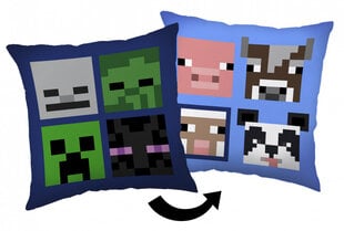 Декоративная подушка Minecraft Bad Mobs  40*40 цена и информация | Декоративные подушки и наволочки | 220.lv