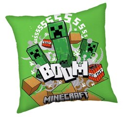 Декоративная подушка Minecraft Creeper Boom  40*40 цена и информация | Декоративные подушки и наволочки | 220.lv