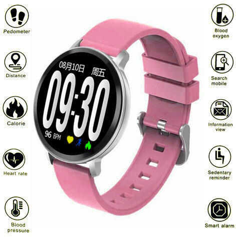 Smart S8 Sport Silver/Pink cena un informācija | Viedpulksteņi (smartwatch) | 220.lv
