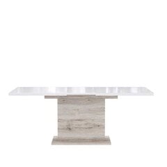 Prece ar bojājumu. Paplašināms galds Saint Tropez EST42, gaiši brūns / balts cena un informācija | Preces ar bojājumiem | 220.lv