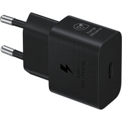 Samsung SAMSUNG Charger 25W without cable black цена и информация | Кабели для телефонов | 220.lv