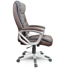 Ādas biroja krēsls, brūns cena un informācija | Biroja krēsli | 220.lv