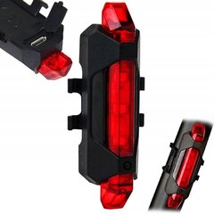 Ūdensizturīgs USB LED velosipēdu apgaismojums 120LM цена и информация | Велосипедные фонари, отражатели | 220.lv