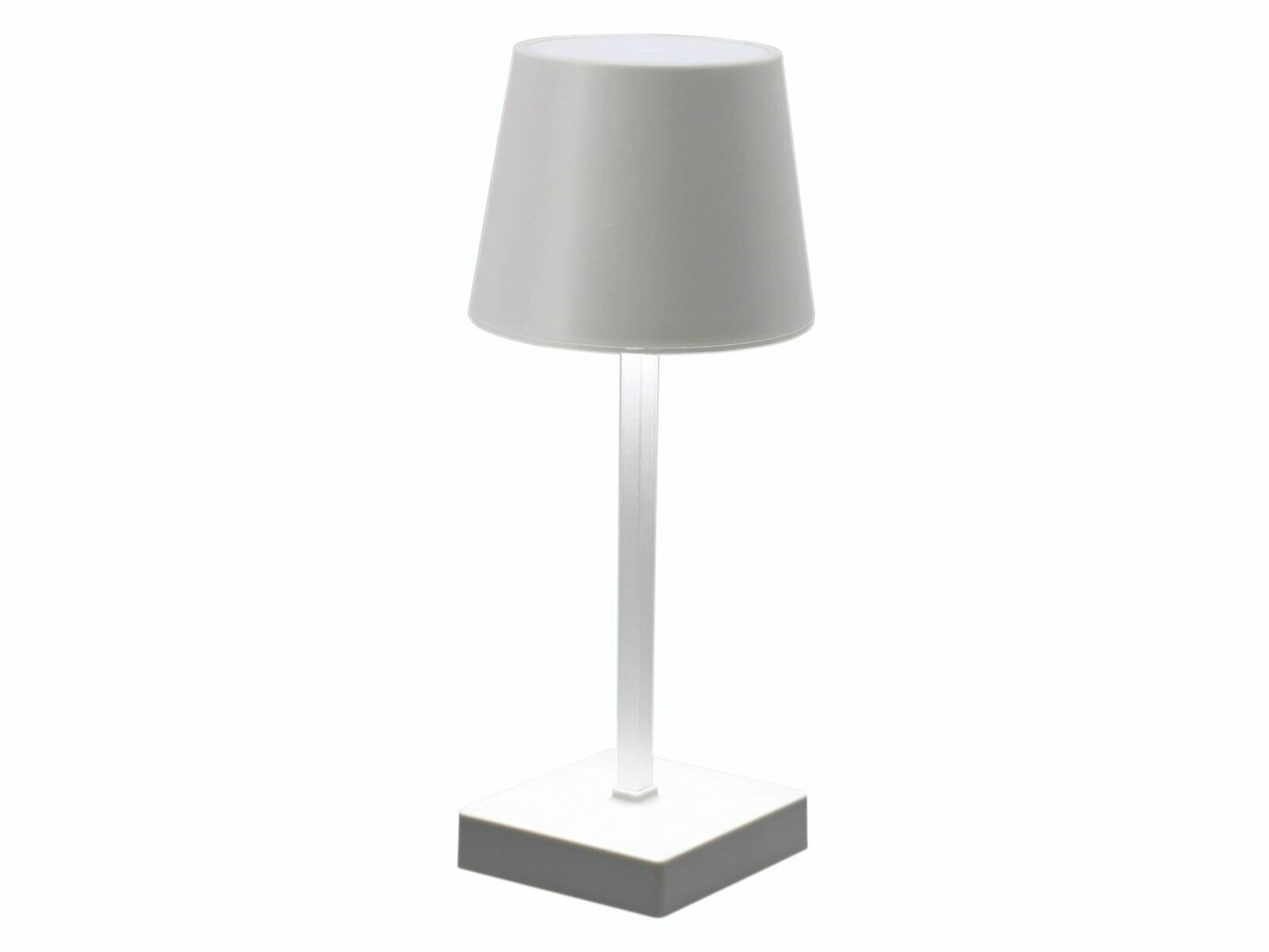 Galda lampa LED 26x10,5 cm - baltā cena un informācija | Galda lampas | 220.lv