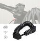 Velosipēda slēdzenes kabelis pret zādzību Korbi, 1.2 m, melns cena un informācija | Velo slēdzenes | 220.lv