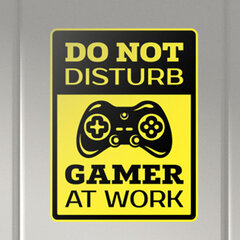 Наклейка на стену, на дверь, не беспокоить, игровой процесс, геймер. цена и информация | Декоративные наклейки | 220.lv