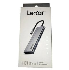 Lexar Hub 7-in-1 LPAH31N-RNHNG цена и информация | Адаптеры и USB разветвители | 220.lv