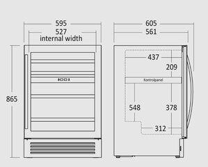 Scandomestic SV85B цена и информация | Холодильники | 220.lv